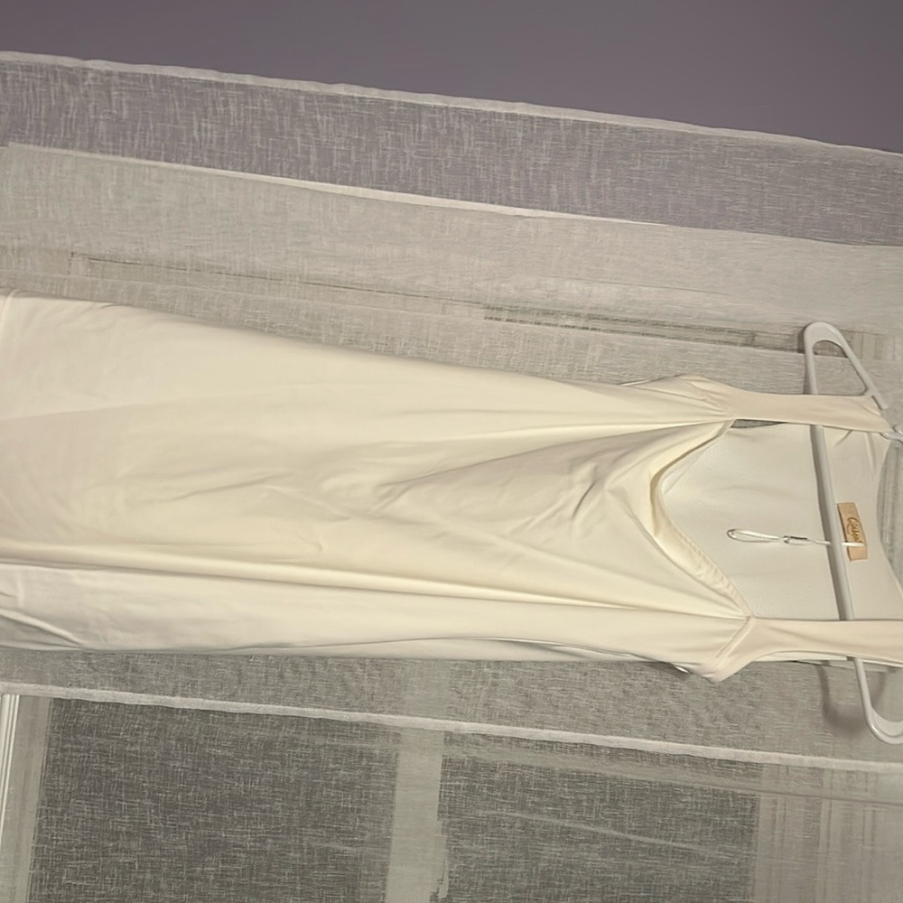 White Athletic mini dress